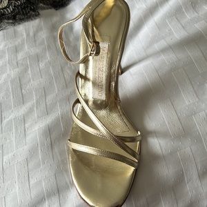 Mario Valentino gold sandals